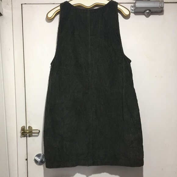 VINTAGE ERIKA CORDUROY SLEEVELESS DRESSES SIZE L - Picture 5 of 7